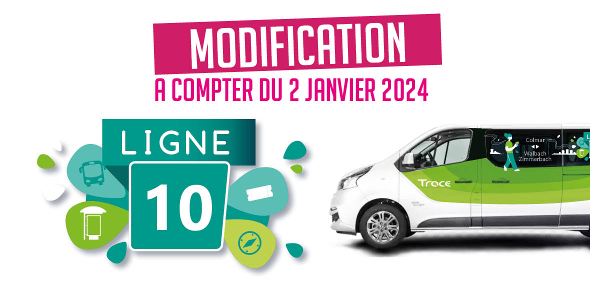 Modification ligne 10 à compter du 2 janvier 2024