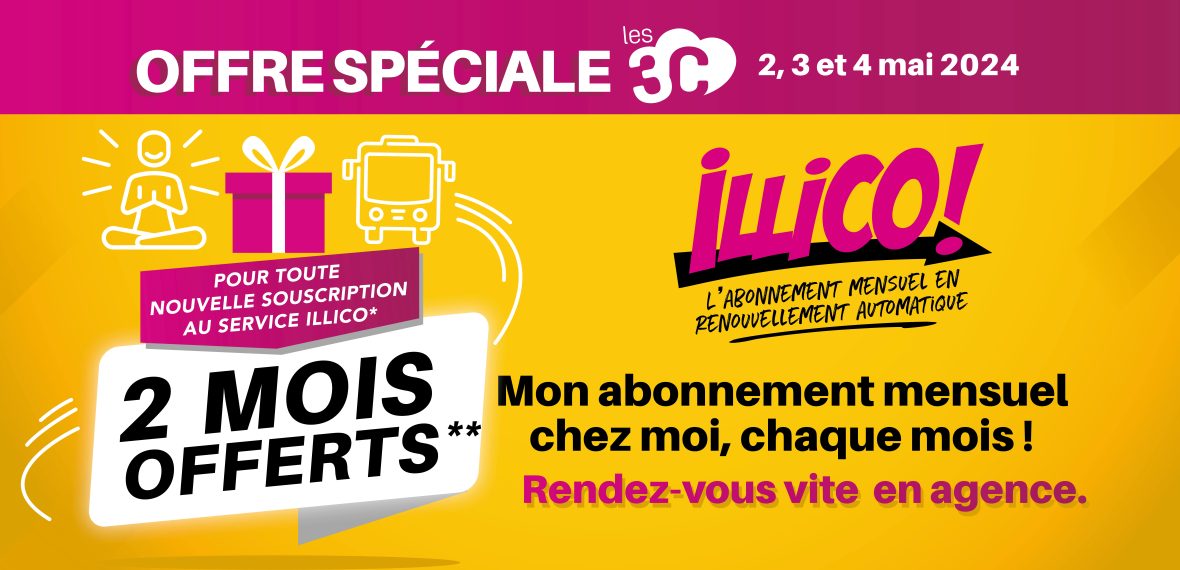 Offre spéciale pour les 3 jours de folie